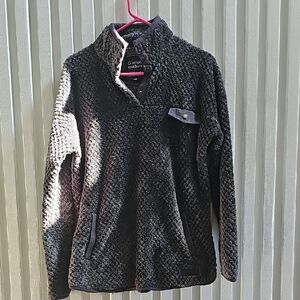 Simply Southern Pullover Sweater Size L Women's Charcoal Color
